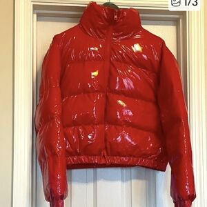 Azalea Wang Red Bomber Jacket